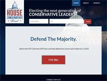 Tablet Screenshot of houseconservatives.com
